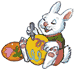 Easter Bunny with Eggs